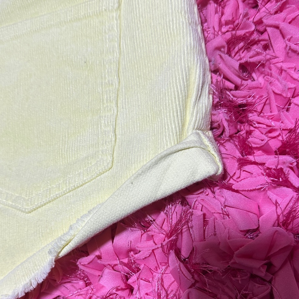 Forever 21 Light Yellow Jean Shorts - Picture 6 of 9